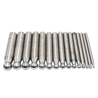 PHYHOO High quality Round Head Punching Dirll Gold Silver Copper Bells Jewelry Making Tools
